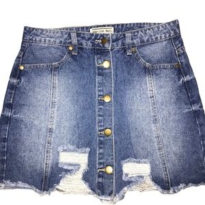 Blue Jean Skirt